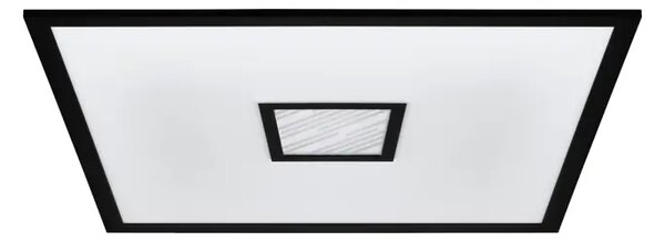 STROPNA SVETILKA 1xLED 36W, RGB ZATEMNLJIVA, Z DALJINSKIM UPRAVLJALNIKOM. ČRNO/BELA BORDONARA 900572
