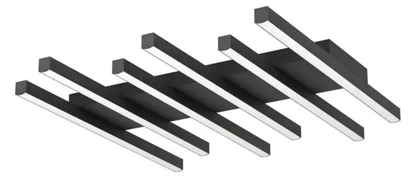 STROPNA SVETILKA 1xLED 25,6W, ČRNO-BELA, ZATEMNLJIVA, Z DALJINSKIM UPRAVLJALNIKOM 900597