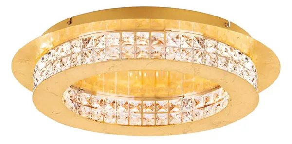 STROPNA SVETILKA/10, LED 10X3,2W, PROM 500, ZLATA/KRISTALNI PRINCIPLE 39405