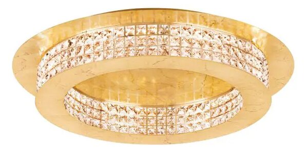 STROPNA SVETILKA/14, LED 14X3,2W, PROM 700, ZLATA/KRISTALNA PRINCIPLE 39406