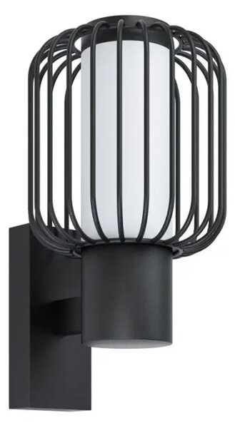 ZUNANJA STENSKA SVETILKA 1xE27 28W, IP44, POCINKANO JEKLO/PLASTIKA/ČRNA RAVELLO 98721