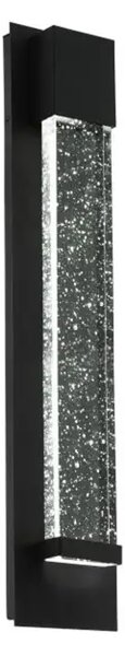 ZUNANJA STENSKA SVETILKA 2xLED 2X3,3W, 680lm, V-400, ALU/ČRNA, STEKLO VILLAGRAZIA 98154