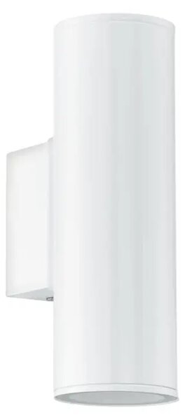 ZUNANJA STENSKA SVETILKA 2xLED GU10, 2X3W, LESENA/BELA RIGA 94101