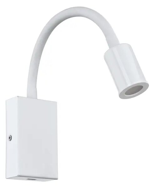 STENSKA SVETILKA 1xLED 3,5W, 380lm, USB, BELA TAZZOLI 96566