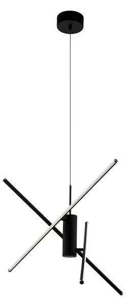 VISEČA SVETILKA 1xLED 29W, ZATEMNLJIVA, ALU ČRNO/BELA NALITRE 99818