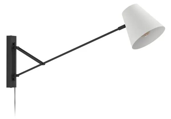 STENSKA SVETILKA 1xE27 BELA FORCADET 900865
