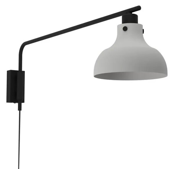 STENSKA SVETILKA 1xE27 ČRNA/SIVA MATLOCK 43843