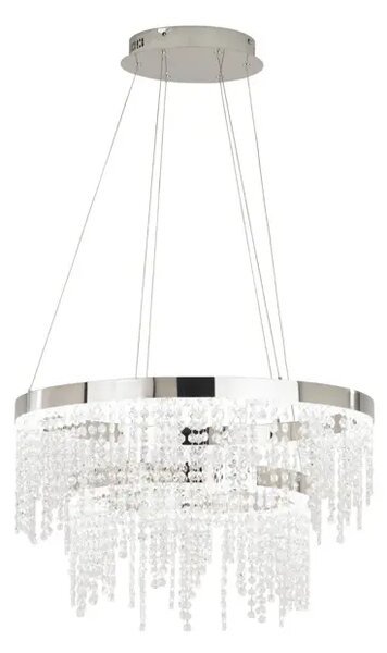 VISEČA SVETILKA 1xLED 46W, PROM 610, KROM/KRISTAL ANTELAA 39281
