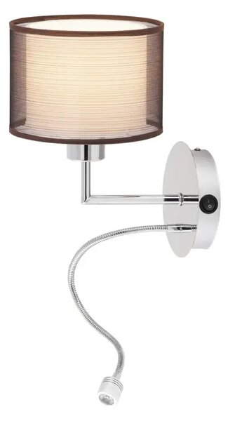 STENSKA SVETILKA ANASTASIA E27 1X MAX 60 + LED 1/KROM/IP20/85lm RA2629