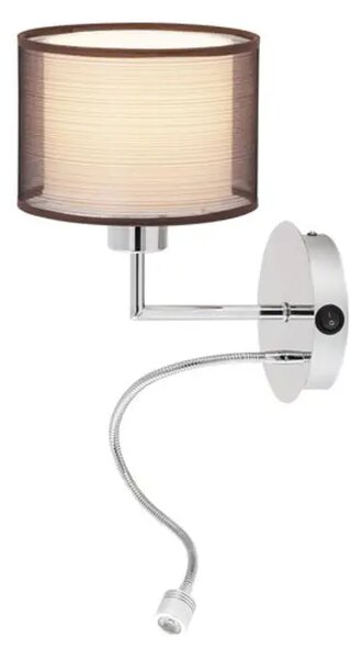STENSKA SVETILKA ANASTASIA E27 1X MAX 60 + LED 1/KROM/IP20/85lm RA2629