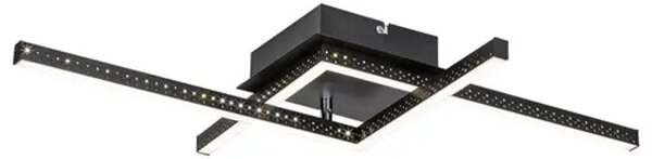 STROPNA SVETILKA CASIMIR LED 23/MAT ČRNA/IP20/1250lm RA5267