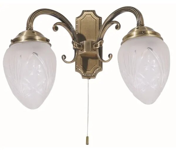 STENSKA SVETILKA ANNABELLA E14 2X MAX 40/BRONZ/IP20 RA8632
