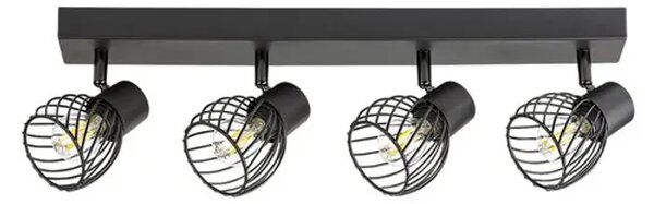 ABERAMA REFLEKTOR E14 4X MAX 10/ČRNA/IP20 RA73004