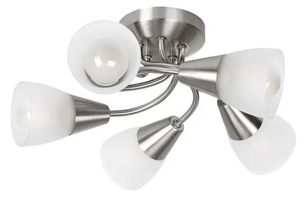 STROPNA SVETILKA CONNOR E14 5X MAX 40/SATEN KROM/IP20 RA5691