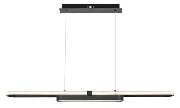 VISEČA LED SVETILKA CONTESSA 48/ČRNA/IP20/2550lm RA72030