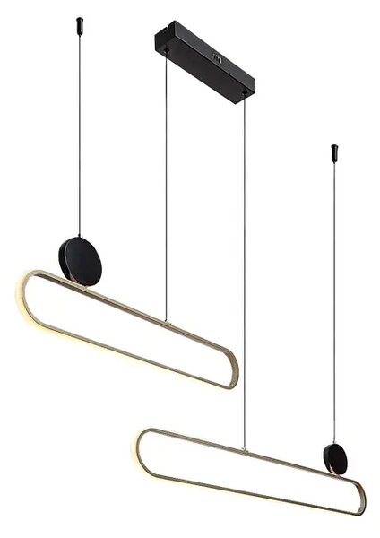 CIRCADO VISEČA LED SVETILKA 48/ČRNA/ZLATA/IP20/2550lm RA72268