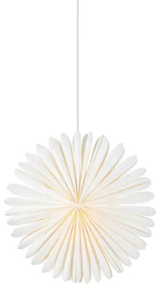 SOL VISEČA SVETILKA STAR BELA 44 cm BREZ KABLA 1 E14/1,5 m MA705475