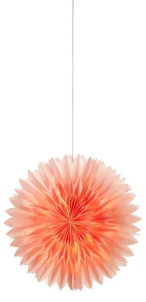 SOLIN OBESEK ZVEZDA ROZA 60cm 1/E14/2,0m MA705972