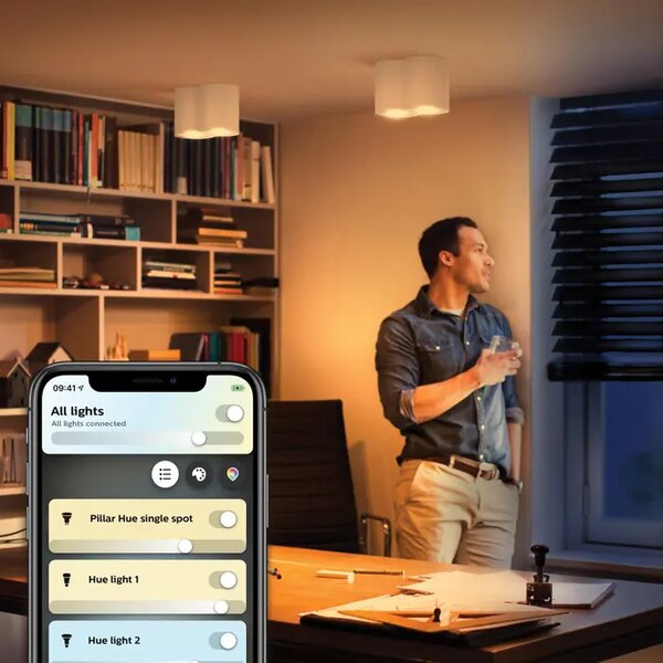 PHILIPS PILLAR HUE STROPNA SVETILKA BELA 2X4,2W 2200-6500K + DALJINSKI UPRAVLJALNIK 8720169320178