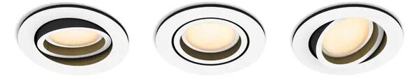 PHILIPS MILLISKIN HUE NASTAVLJIVA VGRADNA SVETILKA BELA 3X4,2W 2200-6500K 8720169319936