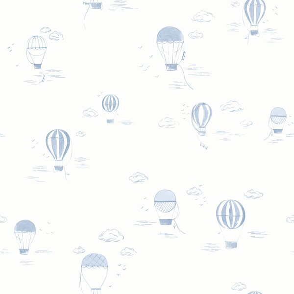 Otroška tapeta Balloons In The Clouds 4 barve