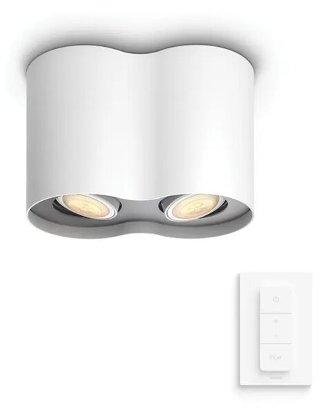 PHILIPS PILLAR HUE STROPNA SVETILKA BELA 2X4,2W 2200-6500K + DALJINSKI UPRAVLJALNIK 8720169320178