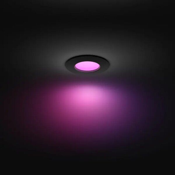 PHILIPS HUE WCA SLIM VGRADNA SVETILKA ČRNA 90 RGBW 8720169264151