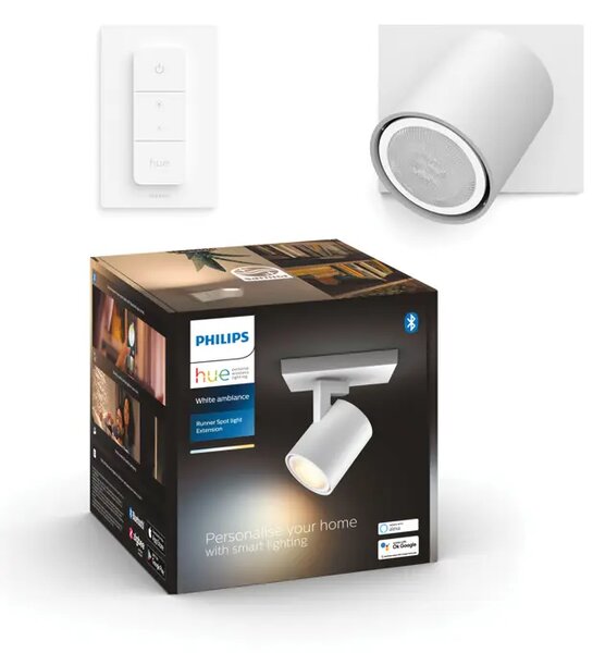 STENSKE SVETILKE PHILIPS RUNNER HUE BELE 1X4,2W 2200-6500K 8720169320659