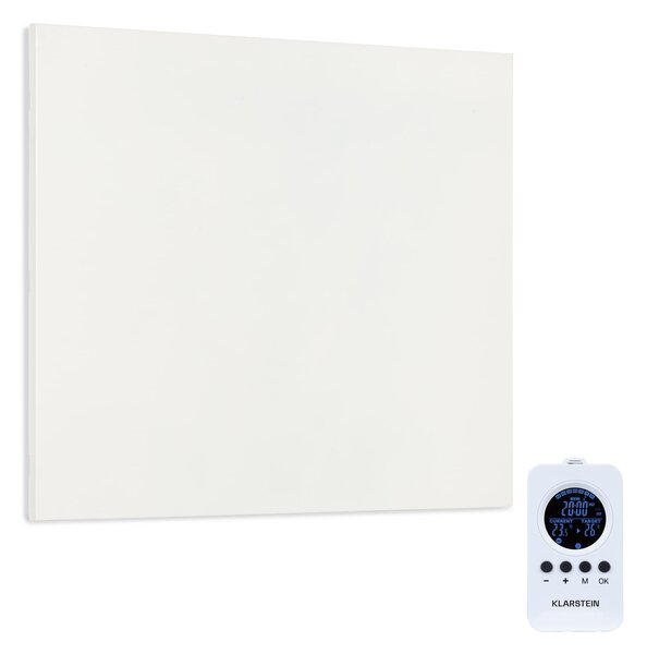 Klarstein Wonderwall Air Infinite, infrardeči grelec, 60 x 50 cm, 300 W, stenski, daljinski upravljalnik, bela