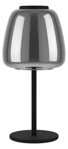 NAMIZNA SVETILKA 1xLED 7,7W, RGB, ČRNO/SIVO STEKLO ALFERO-Z 901195