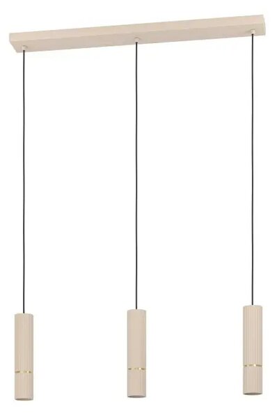 VISEČA SVETILKA 3xLED GU10, 3x 5W, PEŠČENA BARVA/MEDENINA CAMINIA 901152