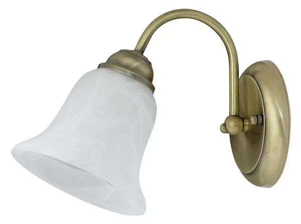 STENSKA SVETILKA FRANCESCA E14 1X MAX 40/BRONZ/IP20 RA7371