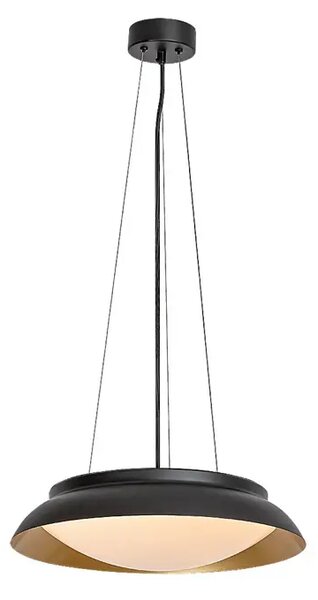 HAFSA VISEČA LED SVETILKA 24/ČRNA/ZLATA/IP20/1250lm RA72134