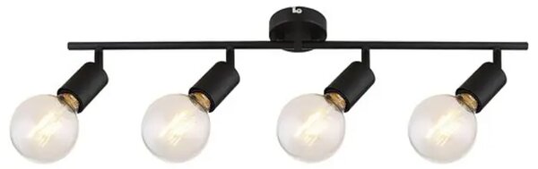 LAMAR REFLEKTOR E27 4X MAX 40/MAT ČRNA/IP20 RA3989