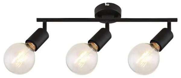 LAMAR REFLEKTOR E27 3X MAX 40/MAT ČRNA/IP20 RA3988