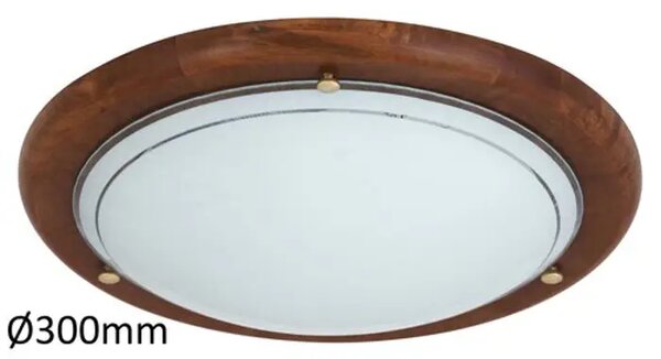 STROPNA SVETILKA UFO E27 1X MAX 60/HRAST/IP20 RA5417