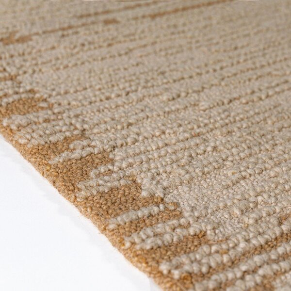 Ročno tkan volnen tekač v naravni barvi 80x230 cm Harris Modula Wool – Flair Rugs