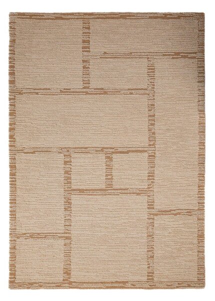 Ročno tkana volnena preproga v naravni barvi 160x230 cm Harris Modula Wool – Flair Rugs