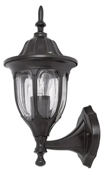 ZUNANJA STENSKA SVETILKA MILANO E27 1X MAX 60/ ČRNA/ IP43 RA8342