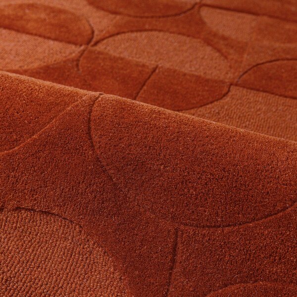Ročno tkana volnena preproga v barvi terakote 120x170 cm Gigi – Flair Rugs
