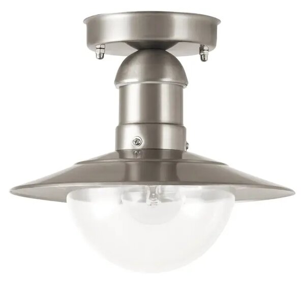 OSLO ZUNANJA STROPNA SVETILKA E27 1X MAX 60/SATENASTA KROMIRANA/IP44 RA8763