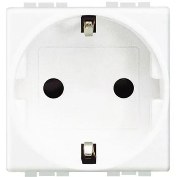 VTIČNICA LIVING LIGHT 16A 2-MODULNA BELA N4141