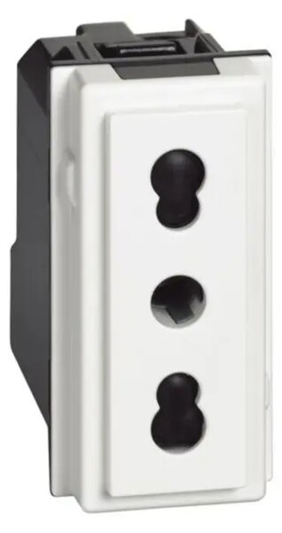 LNOW EURO VTIČNICA 2P+E/16A/250V BELA KW4180