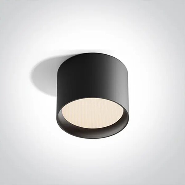 STROPNA SVETILKA LED/12W/CCT/1200lm/120°/230V UGR19 fi 100×75mm IP44 ČRNA DM12112D/B/V