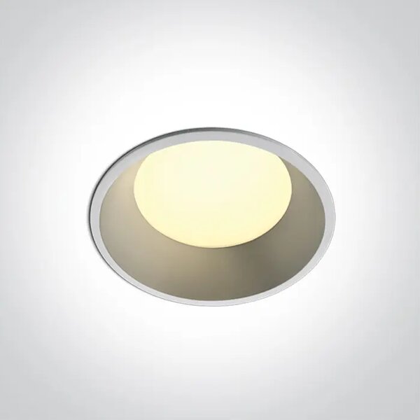 VGRADNA LED SVETILKA/9W/CCT/900lm/100°/230V IP65 120mm BELA DM10109FD/W/V