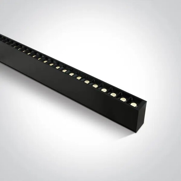 NADSTROPNA SVETILKA LINEARNA LED 40W/3000K/3800lm IP20 ČRNA DM38150B/B/W