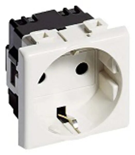 VTIČNICA 2P+E/16A/250V 2M BELA AM5440/2