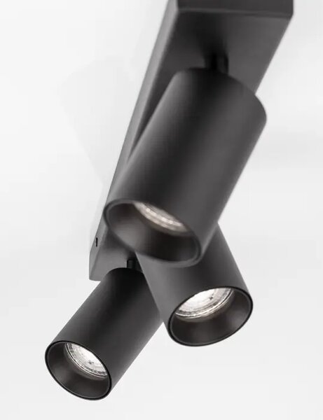 TOD REFLEKTOR ČRNE GU10 3x10 W IP20 220-240 VG: 55 Š: 6 V: 12,7 cm NL9012302