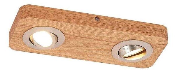 LindbyLindby - Mikari 2 LED Stropna Svetilka Wood Lindby