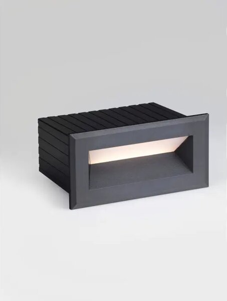 VIVION VGRADNA STENSKA SVETILKA ČRNA \r\nLED 1 W 220–240 V 29 lm NL9030819